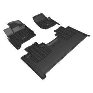 Ford F-150 Floor Mat Set - 3D MAXpider - Elitect - Black - `15-`23 Ford F-150 Floor Mat Set - 3D MAXpider - Elitect - Black - `15-`23